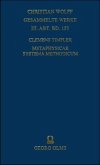 Metaphysicae systema methodicum / Gesammelte Werke, Materialien und Dokumente .153