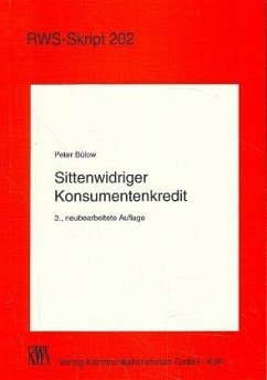 Sittenwidriger Konsumentenkredit - Bülow, Peter