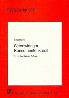 Sittenwidriger Konsumentenkredit