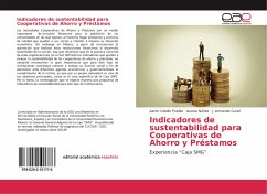 Indicadores de sustentabilidad para Cooperativas de Ahorro y Préstamos - Cobián Puebla, Aarón;Núñez, Aurora;Curiel, J. Armando