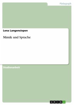 Mimik und Sprache (eBook, ePUB)