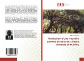 Production d'une nouvelle gamme de boissons a base d'extrait de manioc