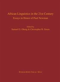 African Linguistics in the 21st Century - Obeng, Samuel Gyasi; Green, Christopher R.