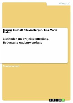 Methoden im Projektcontrolling. Bedeutung und Anwendung - Bischoff, Marcus;Berger, Kevin;Rudolf, Lisa-Marie