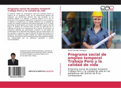Programa social de empleo temporal Trabaja Perú y la calidad de vida - Samillán Rodríguez, Daniel