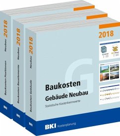 BKI Baukosten Neubau 2018, 3 Bde.