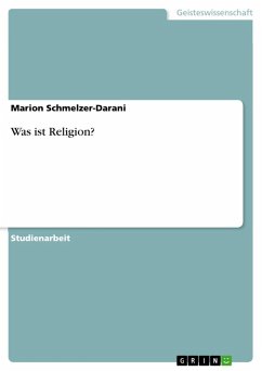 Was ist Religion? (eBook, ePUB) - Schmelzer-Darani, Marion