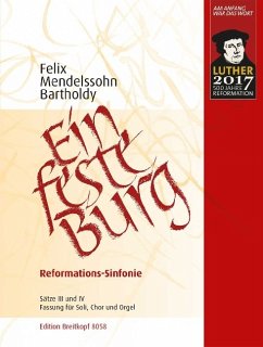 Cover Ein feste Burg - Refomations-Sinfonie, Fassung für Soli, Chor und Orgel