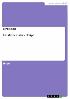 LK Mathematik - Skript (eBook, ePUB)