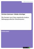 Wer heiratet wen? Eine empirische Analyse bildungsspezifischer Heiratsmuster (eBook, ePUB)