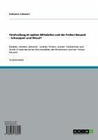 Cover Strafvollzug im späten Mittelalter und der frühen Neuzeit - Schauspiel und Ritual? (eBook, ePUB)
