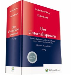 Eschenbruch, Der Unterhaltsprozess - Eschenbruch, Der Unterhaltsprozess