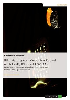 Bilanzierung von Mezzanine-Kapital nach HGB, IFRS und US-GAAP (eBook, ePUB)