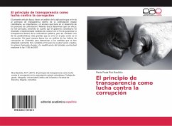 El principio de transparencia como lucha contra la corrupción