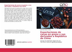Exportaciones de cacao en grano y sus derivados a República de China