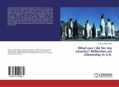 What can I do for my country? Reflection on citizenship in S.A. - Tlhapi, Thekiso Japhta