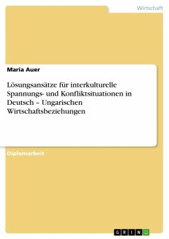 Lösungsansätze für interkulturelle Spannungs- und Konfliktsituationen in Deutsch - Ungarischen Wirtschaftsbeziehungen (eBook, ePUB)