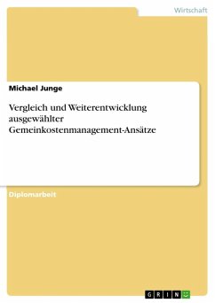 Vergleich und Weiterentwicklung ausgewählter Gemeinkostenmanagement-Ansätze (eBook, ePUB)