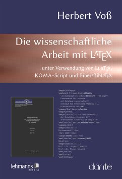 Die wissenschaftliche Arbeit mit LaTeX (eBook, PDF) - Voß, Herbert