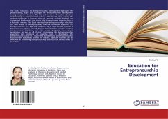 Education for Entrepreneurship Development