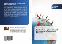 Leaders Primacy Enriches both Educational/ Organizational Richness - Gupta, Rudrarup