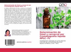 Determinación de timol y carvacrol por Cromatografía líquida HPLC- FL