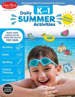 Daily Summer Activities: Between Kindergarten and 1st Grade, Grade K - 1 Workbook - Evan-Moor Educational Publishers