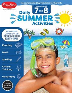 Daily Summer Activities: Between 7th Grade and 8th Grade, Grade 7 - 8 Workbook - Evan-Moor Educational Publishers