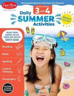 Daily Summer Activities: Between 3rd Grade and 4th Grade, Grade 3 - 4 Workbook - Evan-Moor Educational Publishers