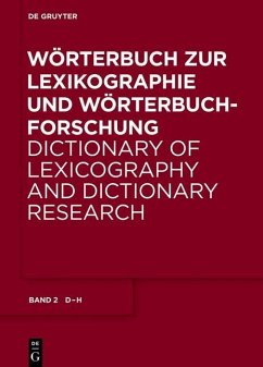 Wörterbuch zur Lexikographie und Wörterbuchforschung: D - H (eBook, PDF)