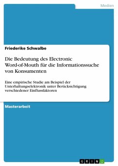 Die Bedeutung des Electronic Word-of-Mouth für die Informationssuche von Konsumenten (eBook, PDF)