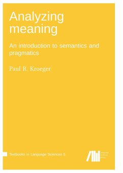 Analyzing meaning - Kroeger, Paul R.
