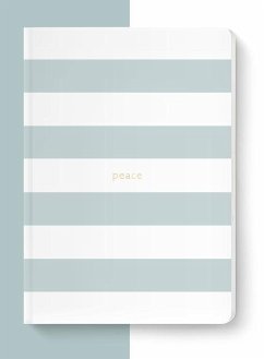 Spirit Stationery Striped A5 Notebook - Spck