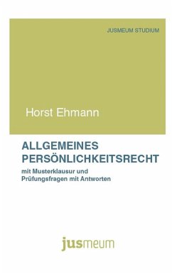 Allgemeines Persönlichkeitsrecht (eBook, PDF) - Ehmann, Horst