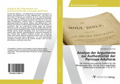 Analyse der Argumente zur Authentizität der Pericope Adulteræ - Summer, Christopher A.