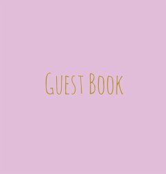 Wedding Guest Book, Bride and Groom, Special Occasion, Comments, Gifts, Well Wish's, Wedding Signing Book, Pink and Gold (Hardback) - Publishing, Lollys
