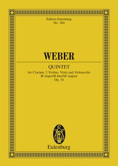 Quintet Bb major (eBook, PDF) - von Weber, Carl Maria