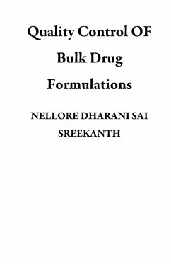 Cover Quality Control OF Bulk Drug Formulations (eBook, ePUB)