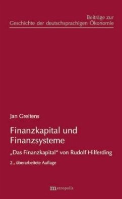 Finanzkapital und Finanzsysteme - Greitens, Jan