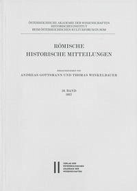 Römische Historische Mitteilungen 59/2017 - Gottsmann, Andreas, Thomas Winkelbauer und Gunhild Jenewein