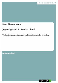Jugendgewalt in Deutschland (eBook, ePUB) - Zimmermann, Sven