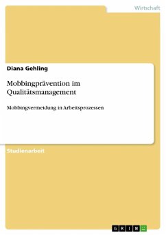 Mobbingprävention im Qualitätsmanagement (eBook, ePUB)