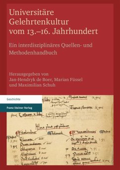 Universitäre Gelehrtenkultur vom 13.-16. Jahrhundert (eBook, PDF)