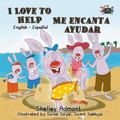 Cover I Love to Help Me encanta ayudar (Spanish Children's Book) (eBook, ePUB)