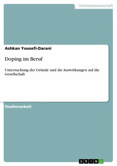 Doping im Beruf (eBook, ePUB) - Yousefi-Darani, Ashkan