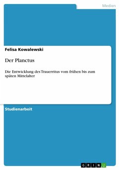 Der Planctus (eBook, ePUB) - Kowalewski, Felisa