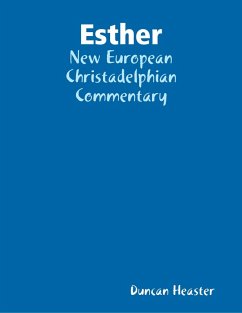 Cover Esther: New European Christadelphian Commentary (eBook, ePUB)