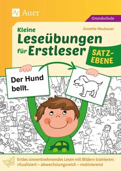 Kleine Leseübungen für Erstleser - Satzebene - Neubauer, Annette