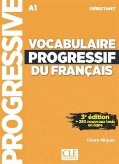 Cover Vocabulaire progressif du francais - Niveau debutant A1 + CD