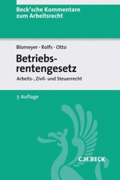 Betriebsrentengesetz - Blomeyer, Wolfgang;Rolfs, Christian;Otto, Klaus